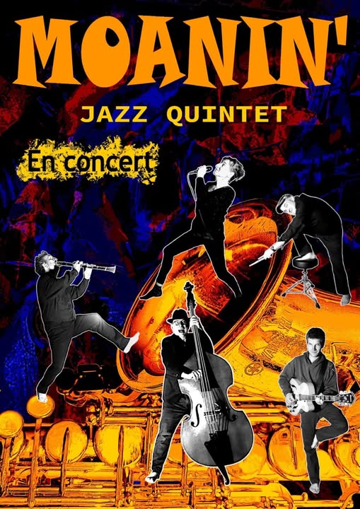 Affiche générique d'annonce de concert.